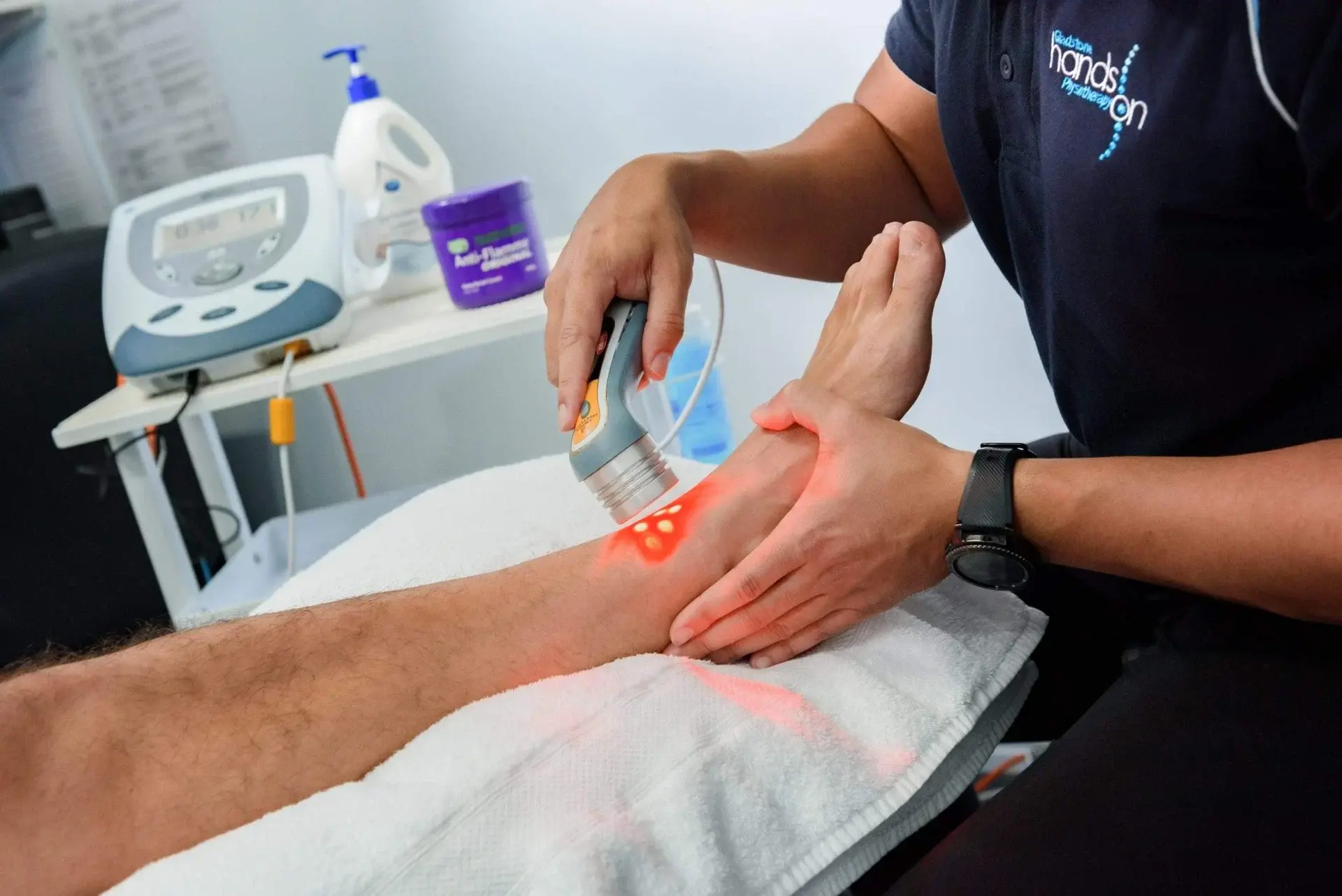 gladstone hands on physiotherapy laser page